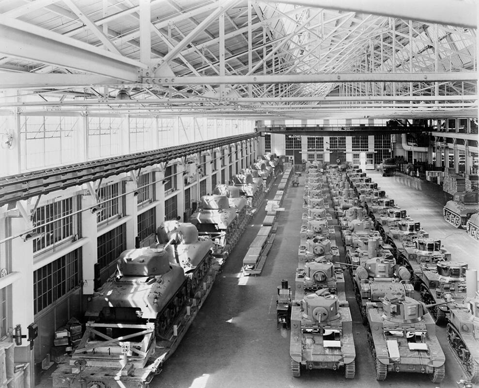 World War II tank production World War II tank production